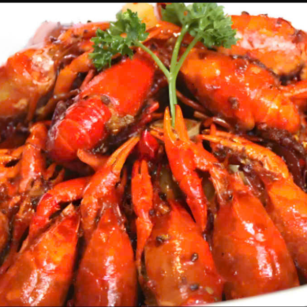 Tôm hùm đất xào cay